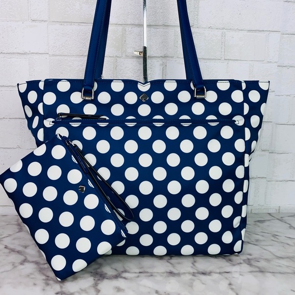 kate spade Handbags - Kate Spade Polka Dot Jae Tote & Wristlet Wallet